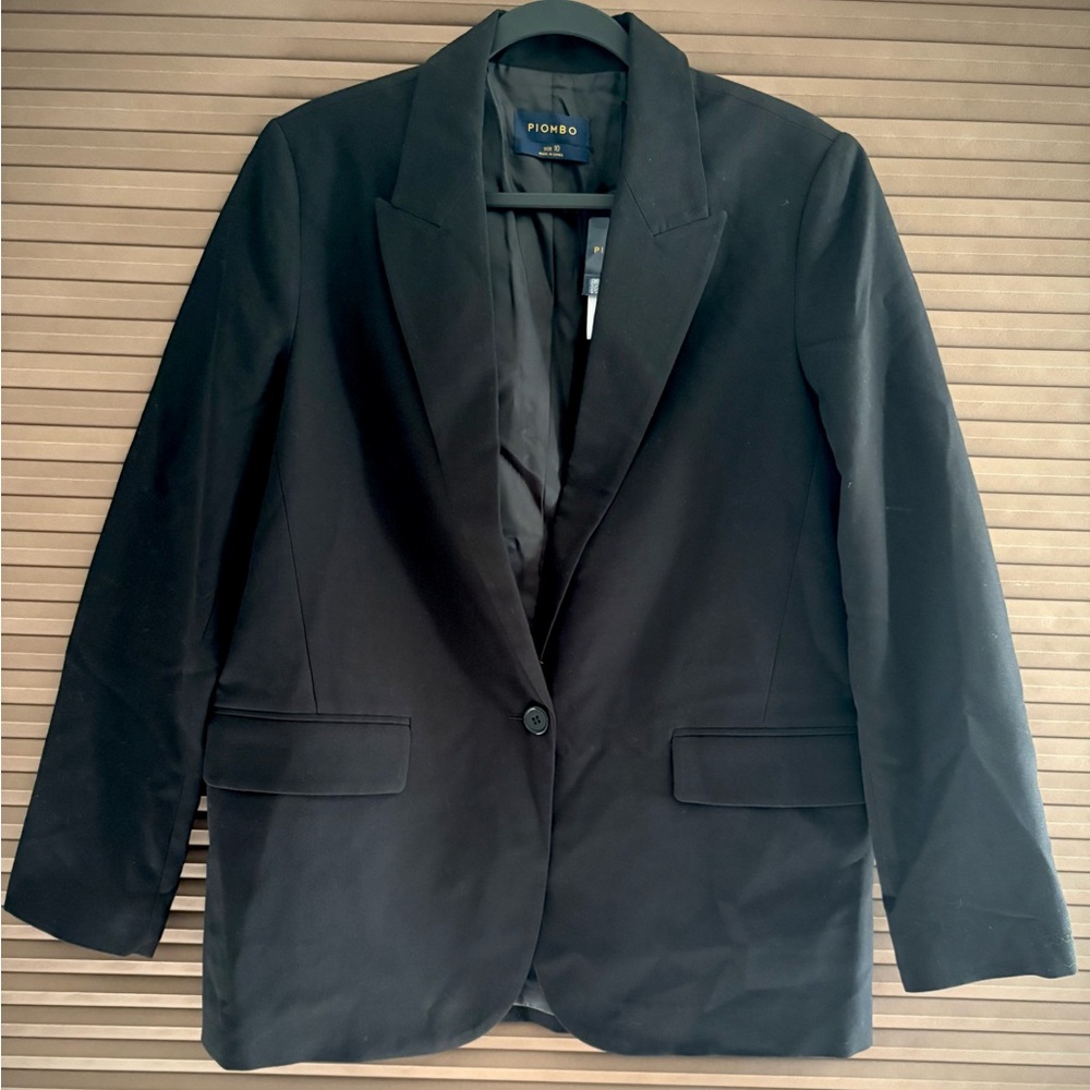 Piombo Classic Black Blazer